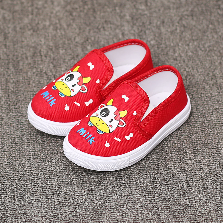 春秋儿童帆布鞋 儿童韩版男女童鞋帆布鞋宝宝软底休闲鞋低帮小孩