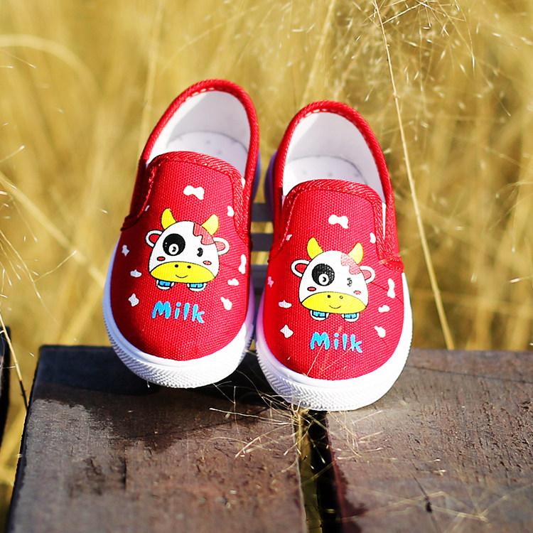 春秋儿童帆布鞋 儿童韩版男女童鞋帆布鞋宝宝软底休闲鞋低帮小孩