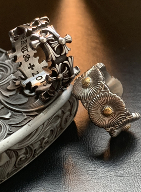 雏菊-高级感钛钢食指GD嘻哈戒指