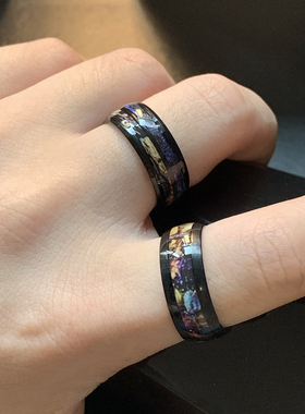 木星-高级感钛钢食指戒指暗黑潮