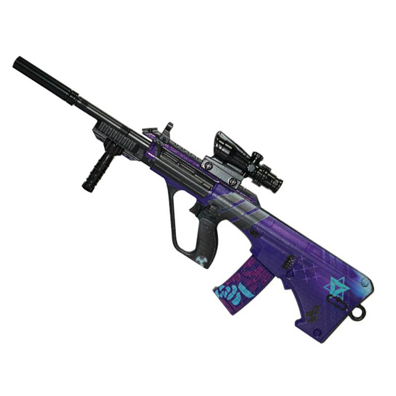 和平精英皮肤和平精英AUG诡面斩突击枪groza狗杂皮肤枪全金属吃鸡m416模型玩具