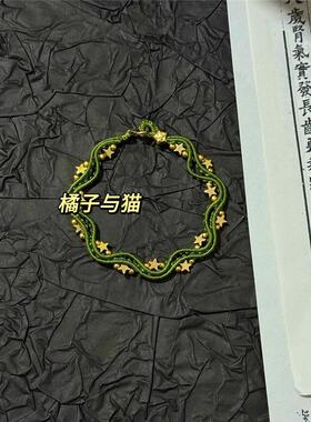 新中式圣诞幸运星手绳diy材料包小福星森系手链送女友圣诞节礼物