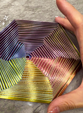 3D打印六边形摆件，成年人玩刚好