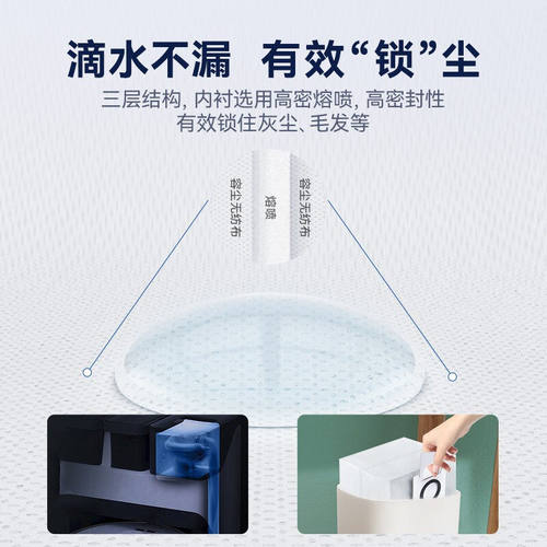 适用科沃斯扫地机器人X1/T10/T20/T30/T50/X2/X5/X8集尘袋垃圾袋 - 图1