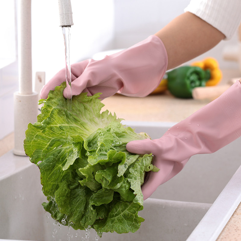 聚力胶丁腈乳胶洗碗耐用型家用手套 璟茜妮家居家务手套