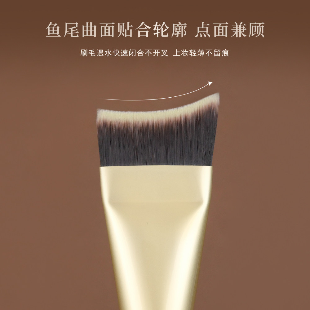 简左J99粉底刷超薄一字无痕不吃粉底液化妆师专用美人鱼尾面膜刷,淘宝优惠券,粉丝福利购,淘宝优惠卷