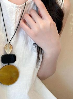 长款波西米亚小众设计高级感项链