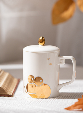 夫己纯手工陶瓷岁月留香个人杯系列日常休闲家用生肖茶杯