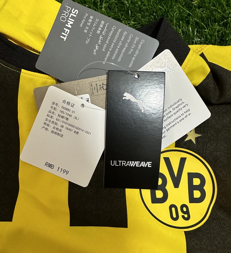 PUMA 多特蒙德 BVB 2223主场 ultraweave球员版球衣足球服 765882 - 图1