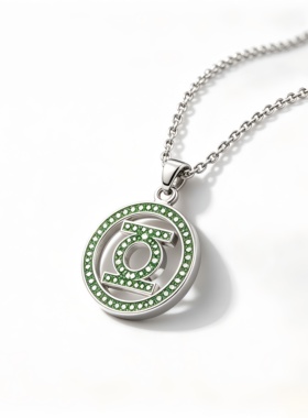 高品质新款2026Lanterns绿灯军团绿灯侠项链DC美剧影视周边锁骨链
