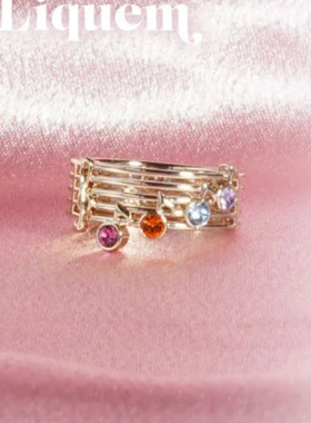 新款高品质小魔女联名全系列首饰少女见习魔女贝贝鲁多波隆指环