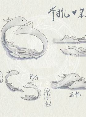 高品质版本笨鸟狐狐周边二次元戒指光与夜之恋齐司礼动漫衍生戒指