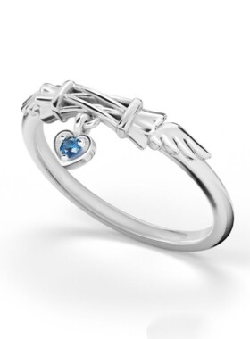 高品质新款《吊带袜天使》史朵巾主题戒指简约时尚精致动漫