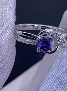 高品质新款世界之外夏萧因紫色主石戒指动漫cos游戏周边指戒