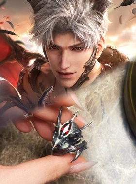 新款高版本恋与深空秦彻黑色深渊龙戒动漫游戏戒指情侣款