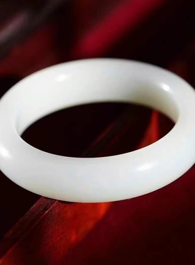 【郑姐和田玉】新疆黑山洞羊脂白手镯万能链接 私拍无效