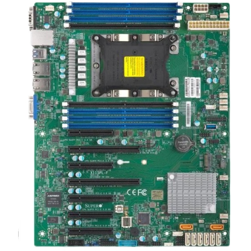 超微X11SPL-F 单路LGA3647 C621服务器主板 双万兆电口 远程管理 - 图0