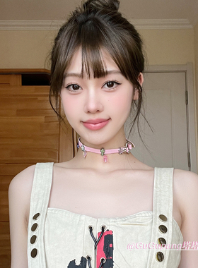 千禧辣妹彩色星星choker颈链女小