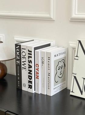 in假书装饰书时尚休闲现代模拟书创意生活杂志桌面饰品摄影道具