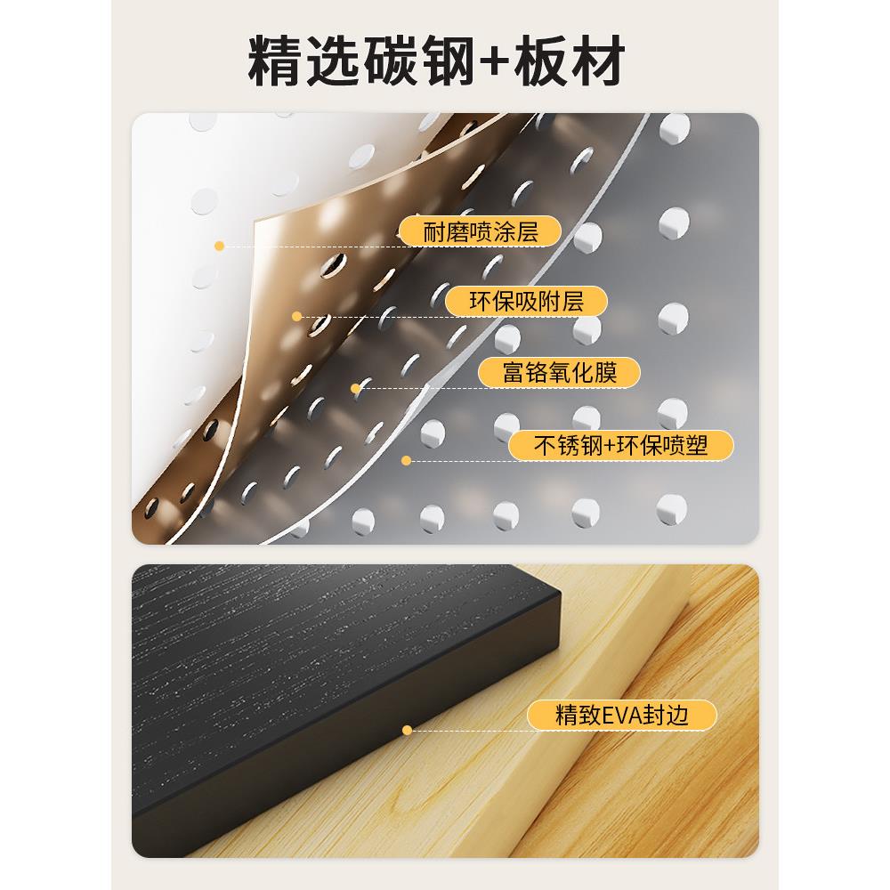 Retractable bookshelf Simple household children's desk storage free combination corner hole board desk desktop storage rack