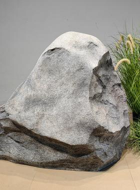 彷真石头室内客厅装饰摆件造景道具定制假石雕塑创意软装设计