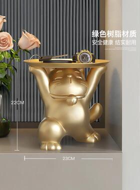 入口入口幸运猫钥匙收纳装饰品托盘鞋柜客厅家装乔迁礼物