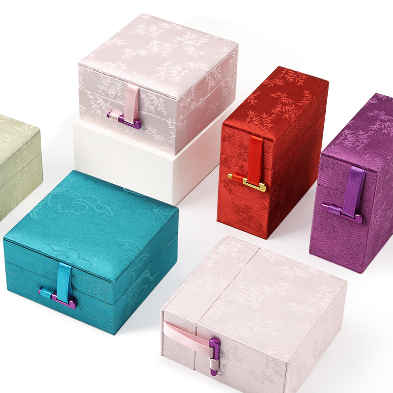 高档手镯盒古法金玉器手镯收纳盒黄金翡翠首饰盒礼品盒珠宝盒子 - 图1