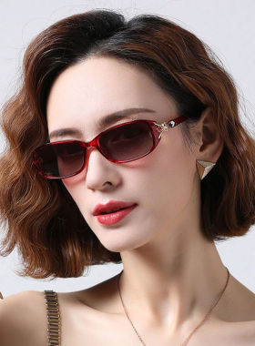 偏光太阳镜女防紫外线小框眼镜时尚优雅小脸款墨镜韩版潮开车驾驶