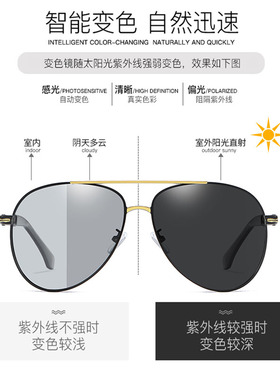 墨镜男士开车专用变色太阳眼镜