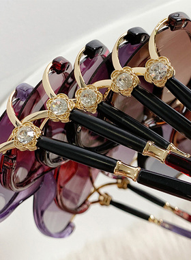 防紫外线时尚优雅大牌女士太阳镜