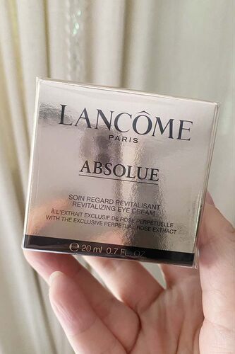 新版Lancome兰蔻菁纯臻颜润养眼霜20ml抗皱滋润紧致圈圈 - 图2