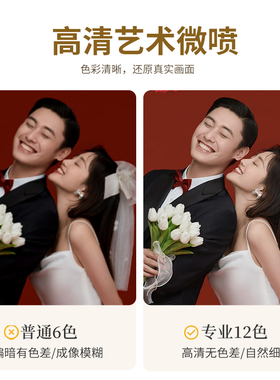 定制高级感婚纱照相框挂墙