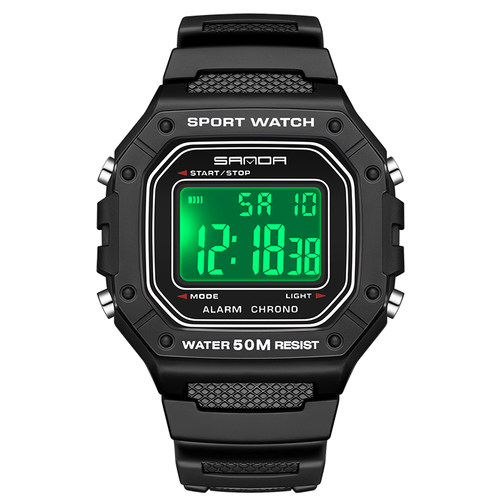 2025新款小方块电子手表男款男士初高中学生户外运动潮流男生男孩 - 图3