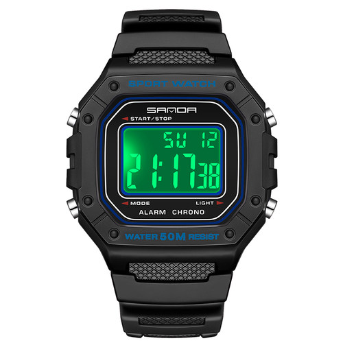 2025新款小方块电子手表男款男士初高中学生户外运动潮流男生男孩 - 图1