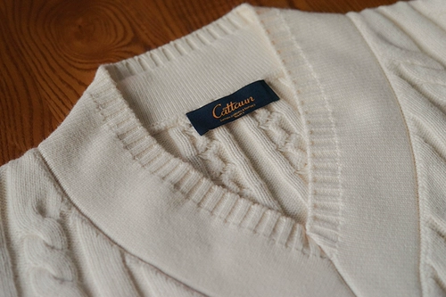 Ретро демисезонный свитер, трикотажный лонгслив, куртка, V-образный вырез, увеличенная толщина