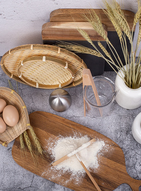 中式厨房样板间厨房摆件菜板厨具