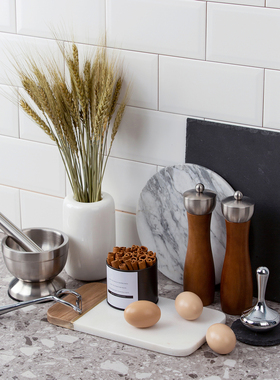 轻奢北欧厨房样板间软装饰品摆件