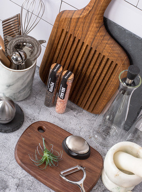 厨房样板间装饰品摆件实木菜板