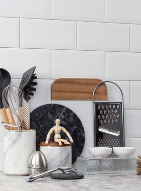 轻奢厨房样板间展厅软装饰品摆件