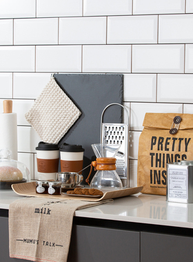 厨房样板间咖啡饰品摆件组合套装