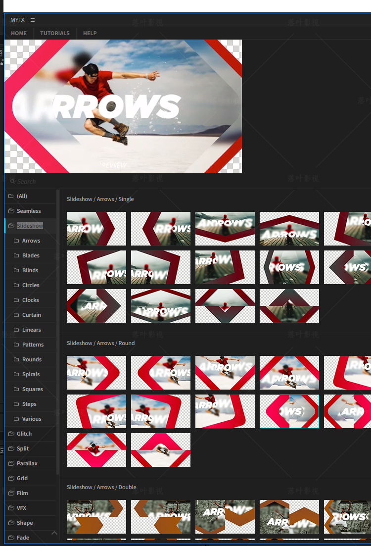 AE脚本MYFX 3.13新扩展摄像机扭曲信号损坏视频转场文字标题 字幕 - 图1