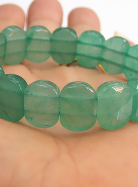 浅绿东陵玉手串 玉手链手排女款 天然玉石玉片手链民族风