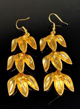 法式复古麦穗中古项链