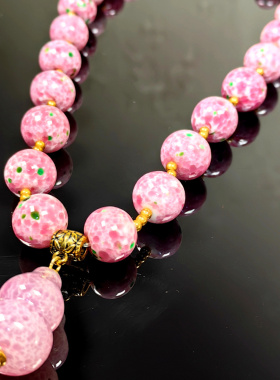 琉璃项链中古饰品毛衣链蛙皮葫芦中古复古个性淡水珍珠长款套装