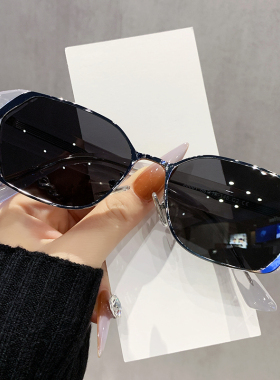 猫眼墨镜女高级感显瘦老钱风款