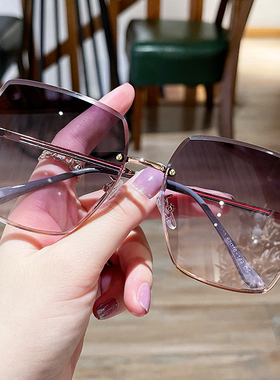 瑞亚博多边形韩版潮墨镜女