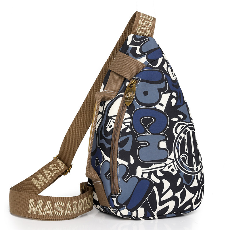胸包女新款牛津布单肩斜挎包时尚百搭迷你帆布包胸前小背包斜跨包,淘宝优惠券,粉丝福利购,淘宝优惠卷