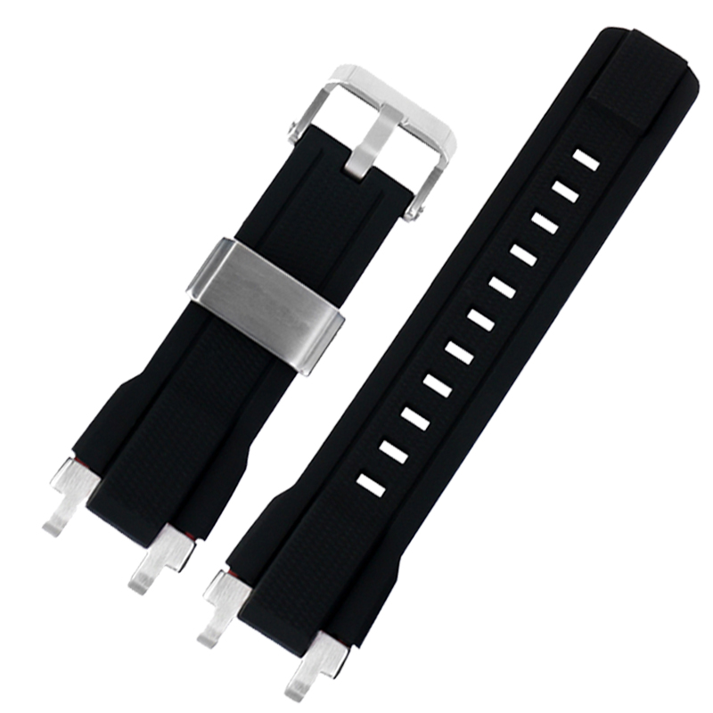 适配g-shock卡西欧手表MTG-B1000系列改装树脂橡硅胶男手表带配件