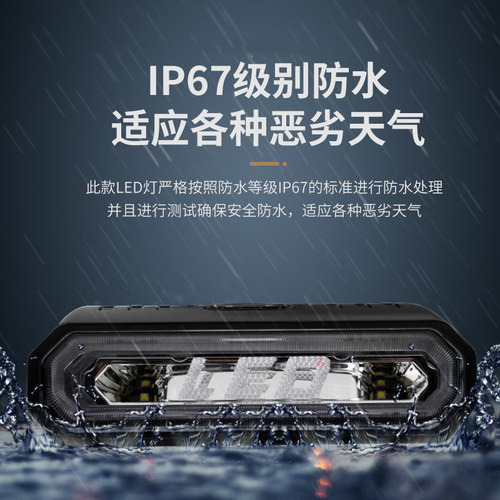 坦克300刹车灯牧马人倒车灯BJ40照明灯LED日行灯防水牌照灯后备胎 - 图2