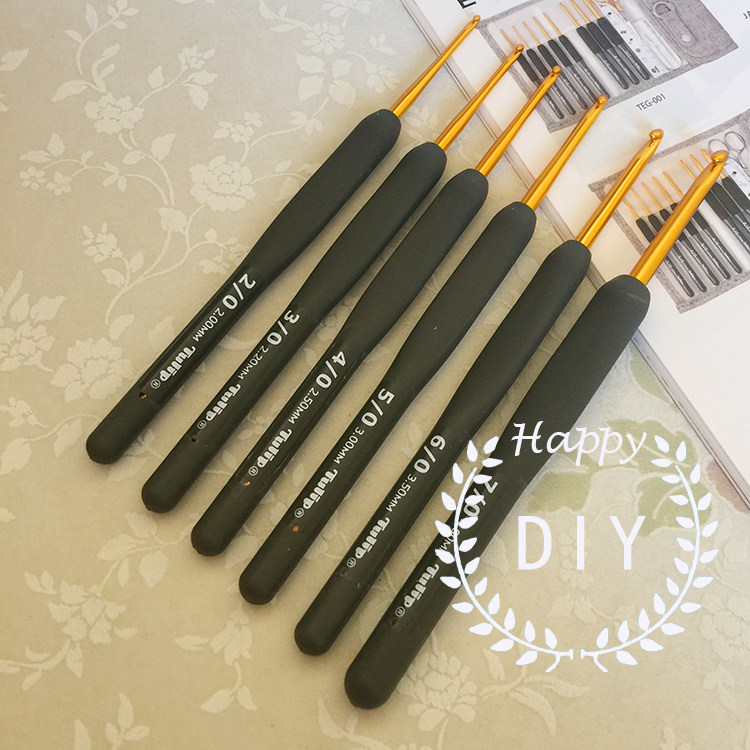 日本进口TULIP广岛黑金钩针T15系列编织工具毛线钩针毛衣针,淘宝优惠券,粉丝福利购,淘宝优惠卷